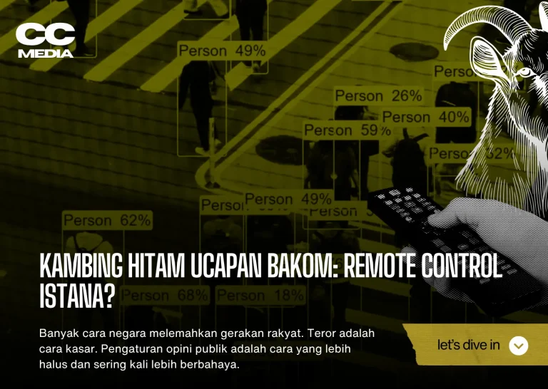 Kambing Hitam Ucapan Bakom: Remote Control Istana?